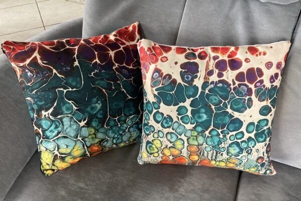 Coussin carré Multicolore – Image 3